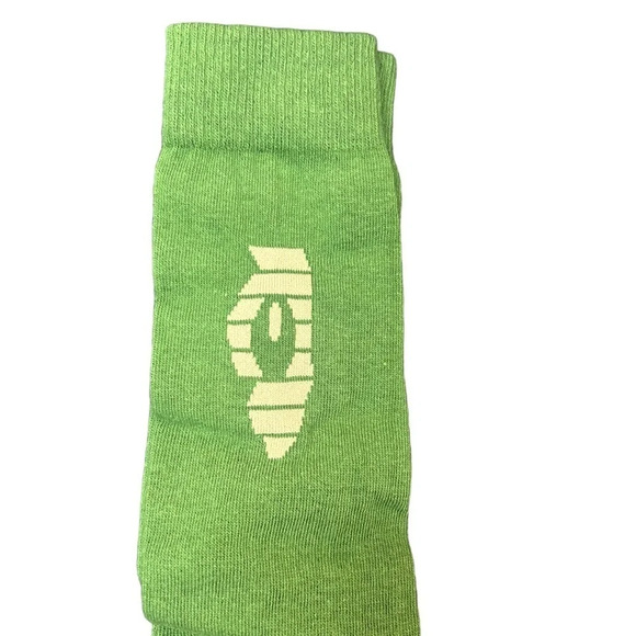 Illinois soybean socks green one size - Picture 2 of 3